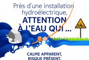 prudence en lien avec le fonctionnement des ouvrages hydroélectriques.